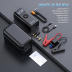 Jump Starter with Air Compressor LERTIN 2500A 150PSI Portable Car Battery Jump Starter Pack 12V Jump Box with USB Fast