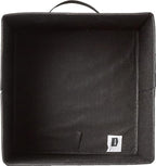 Amazon Basics Collapsible Fabric Storage Bins Organizer with Handles, Sturdy, Foldable, 10.5" x 10.5" x 11", Black, 6-Pack