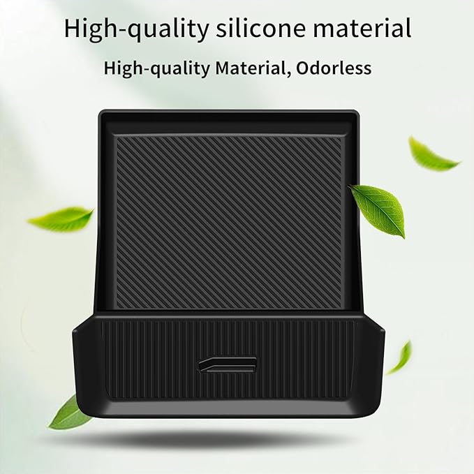 Silicone Drawer Style Central Console Storage Box for Toyota RAV4 2026 XSE SE Limited, Center Console Organizer Tray for RAV4