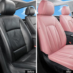 Pink Seat Covers for Cars,Front Seats Universal Fit for SUV, Sedans and Trucks,Waterproof Breathable Full Wrapping Edge Seat 