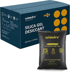 wisedry 10 x 500 Grams [11 lbs] Rechargeable Silica Gel Car Dehumidifier, Microwave Fast Reactivated Desiccant Packets Large