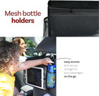 lebogner Insulated Car Seat Back Organizer + iPad And Tablet Holder, Auto Driver Or Passenger Accessories Organizer, Vehicle Front Seat Caddy, Personal Travel Cooler Storage Bag For Adults & Kids