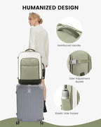 LOVEVOOK Large Travel Backpack for Women, TSA Carry on Backpack for Airplanes, 40L Personal Item Travel Bag for Women fits 17