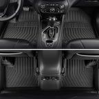 Floor Mats for Jeep Cherokee 2019-2023, All Weather Floor Mats Trunk Cargo Liner with Backrest Protectors and Door Sill Guards Accessories, Full Coverage Set