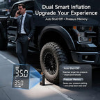 OlarHike Cordless Tire Inflator Portable Air Compressor, 3X Fast Inflation,12000mAh Battery, Air Pump for Car Tires, Pickups, SUVs, Electric Pump with Digital Pressure Gauge/Auto Shuttoff, Gift Ideas