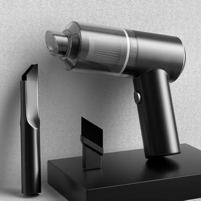 Mini Vacuum Cleaner for,2 in 1 Keyboard Vacuum Cleaner Wireless Handheld,Car Vacuum with Brushless Motor High Power 120W Rech