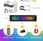 Devil Eyes Light for Windshield, 23.4"x4.7" Programmable Scrolling LED Signs with APP & Remote Control, Digital Customized Lighting Display, LED Eyes for Sports Cars, Golf Cart, Club Car, ATV & UTV