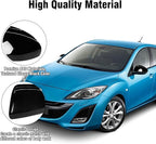Compatible with Mazda 2/Mazda 3 2010-2013 Left Driver Side Mirror Cap Cover, Door Rearview Left Side View Mirror Cover Replacement for Mazda, Glossy Black