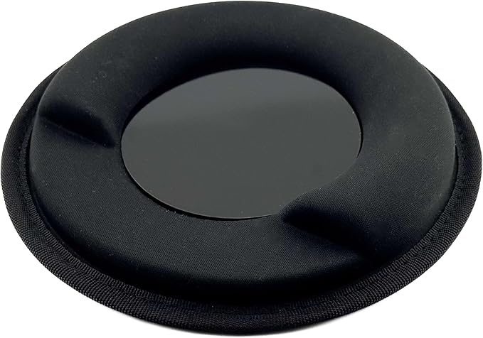 – Car Dashboard Mount | Soft Nylon, Metal Round Mount Dashboard | Weighted Sandbag Base with Magnetic Mount Option | Ideal for Phone Holders, Dash Cams, Cars, Trucks & Rvs | Black - 1 lb