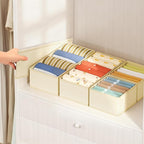 DIMJ Drawer Organizer Clothes Storage - 16 Pack Baby Dresser Organizer for Nursery, Foldable Drawer Dividers for Bedroom Clos