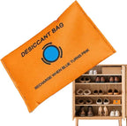 Car Dehumidifier - Reusable Silica Bead Pack, Moisture Control Device, Leakproof Pouch | Windshield Fog Remover, Vehicle