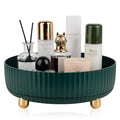 Anyoifax Makeup Perfume Organizer Tray 360 Degree Rotating Lazy Susan Skincare Lotion Organizer Spinning Cosmetics Storage fo