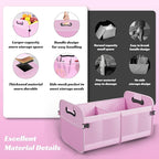 Sposuit Trunk Organizer for Car - 70L Collapsible Car Storage with 11 Pockets & Reinforced Handles, SUV Trunk Organizers for