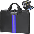 Accordion File Organizer with Combination Lock,Fireproof Expanding File Folder with Multi Pockets,13 Pockets Document Organiz