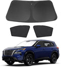 3PCS Car Window Shades Front Windshield Sun Shade Foldable Window Shade Custom Fit for Nissan Rogue 2023-2024 Accessories Car Shades for Front Windows Anti-UV Rays Block Heat