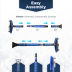 SNOWDRIFT 39" Ice Scrapers for Car Windshield | Snow Brush for Car | Extendable Car Snow Brush and Detachable Ice Scraper | Snow Remover for Cars, SUVs, & Trucks | 180 Degree Rotating Winter Brush