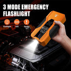 Sorghum Battery Jumper Starter Portable - 8000A Car Battery Jump Starter with Air Compressor, 150PSI Jump Box with Tire