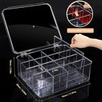 2pcs Sock Underwear Organizer, Sunoyar 16 Compartment Adjustable Dividers Tie Bras Socks Underwear Drawer Organizers for Clos