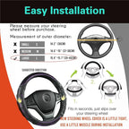 PINCTROT Large Size Steering Wheel Cover Great Grip with 3D Honeycomb Anti-Slip Design, 15.5-15.75 Inch (Purple)