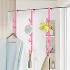Over The Door Hooks, Metal Door Hooks for Hanging, Over The Door Purse Organizer for Coat Hanger, Back of Shower Door for Han
