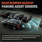 4Pcs Reverse Parking Assist Sensor Compatible with Dodge Durango 23-24 Jeep Gladiator Wrangler 2020-2024 Ram 1500 2500 3500 2