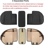 Black Panther Luxury PU Leather Rear Car Seat Cover Adjustable Length (49-55'') Back Seat Protector Fits 90% Vehicles (Sedan 