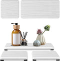 3PCS Water Absorbing Stone Tray, Fast Drying Stone Sink Tray, Stones Soap Trays, Water Absorbent Diatomite Trays, Diatomite C
