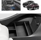for 2024 Hyundai Palisade Lower Console Organizer for 2023-2025 Palisade SE/SEL/XRT/Limited/Calligraphy Under Console Tray for Hyundai Palisade Accessories (23-25 Palisade TPE Under Organizer)