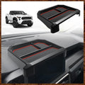 Muslogy Dashboard Storage Box for 2024 2025 2026 Tacoma & 2025 2026 4Runner Accessories Center Console Organizer w/ 8-inch Screen for SR SR5 TRD PreRunner TRD Sport Off-Road Pro Trailhunter (Red)