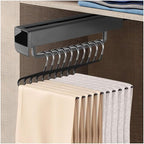 Pull Out Trousers Rack,Extendable Clothes Rail,Extendable Pull Out Closet Rod, Pull Out Clothes Rail 33-63 Cm,Used For Wardro
