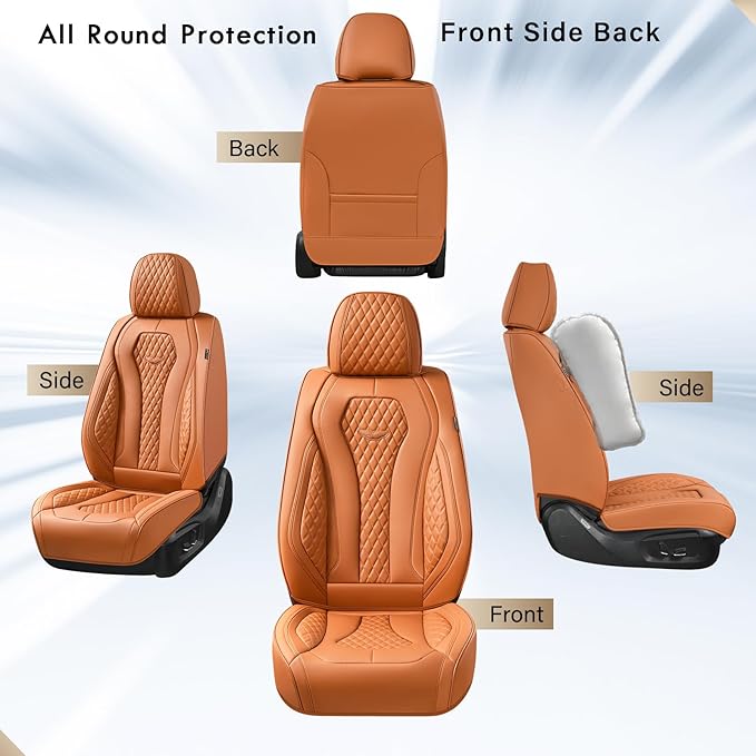 Coverado Seat Covers, Seat Covers 2 Seats, Brown Car Seat Cover Front Seats, Luxury Automotive Seat Covers, Front Car Seat Co