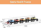 upsimples 12 Pack Acrylic Shelves Wall Organizer and Storage, 15" Display Shelf for Figure, Toy Cars, Perfume, Kids Bookshelf