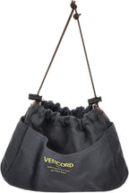 Vercord Canvas Handbag Organizers, Sturdy Purse Insert Organizer Bag in Bag, 10 Pockets Grey Small
