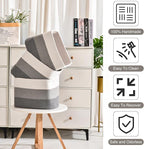 ICERZCZ Storage Baskets for Organizing Shelves, Woven Cotton Rope Baskets for Storage Books Towels Toys, Organizing Baskets, 