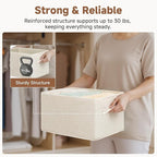 StorageWorks Storage Baskets for Shelves, Fabric Storage Bins, Closet Organization and Storage Basket, Organizer Bins for Clo
