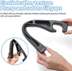 Car Seat Gap Filler Organizer, 2 Pack Black - Seat Gap Filler with Storage, Universal Fit Between Seat & Console, Stop Phone Keys Dropping, Car Organizer for SUV Truck, Car Side Gap Plug