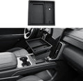 ECOZEN 2026 Acadia Center Console Organizer - For 2024-2026 GMC Acadia Under Screen Organizer Storage Tray - Compatible with 2024-2026 GMC Acadia(Elevation/AT4) Accessories ABS - Not Fit Denali Trim
