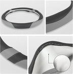 West Llama Customized Auto Car Steering Wheel Cover for Chevy Silverado,Tahoe,Equinox,Traverse,Trailblazer,Colorado(Black+Gra