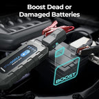 Car Battery Jump Starter and Battery Tester TOPDON 2-in-1 2200A Peak Jump Starter for Up to 8L Gas/6L Diesel Engines 12V