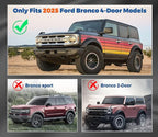 GZSH 2025 Upgrade Double-Layer Center Console Organizer fit for 2025 2026 Ford Bronco 4 Door Full Size |Not for Sport Model| Not for 2 Door Not for manual transmission