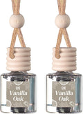 C&E Craft Co Hanging Car Air Freshener Diffuser 2 Pack, Long Lasting Fragrance Oil Car Freshener, Glass Bottle Auto Air Fresh
