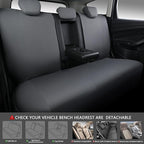 CAR PASS Line Rider Sporty Cloth Universal Fit Car Seat Cover -100% Breathable with 5mm Composite Sponge Inside,Airbag Compat