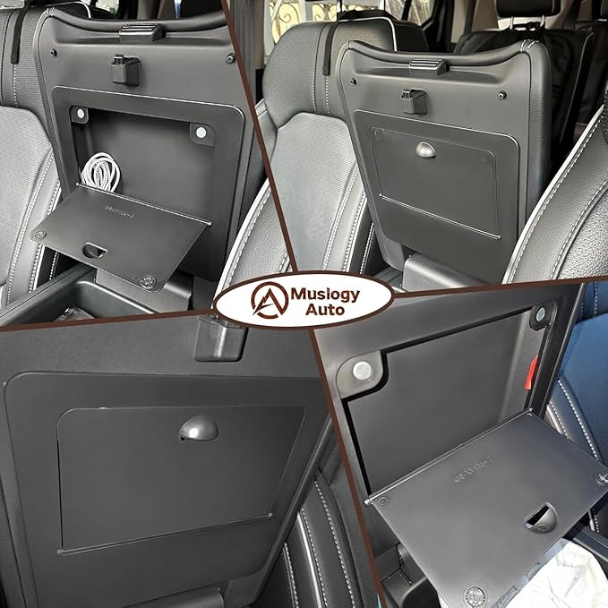 Muslogy Center Console Organizer & Cup Holder Insert & Magnet Armrest Hidden Storage Compartment Compatible with 2023-2026 Honda Pilot/2024-2026 Passport Center Console Inserts Interior 3PCS Set
