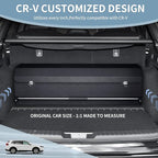 Car Trunk Organizer for Honda CR-V 2017-2022, Collapsible Sturdy Trunk Storage Container with Lid and Handle Large Leather Car