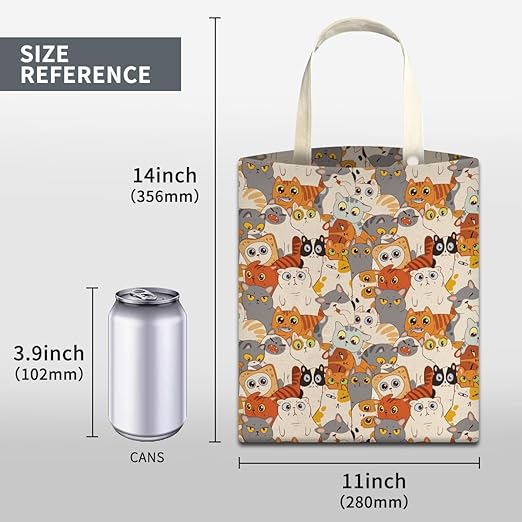 Car Trash Can, Cute Car Trash Bag, Hanging Car Organizer and Storage Bag, Trash Bin for Car Accessories, Vehicle, Travelling, Camping Cute Colorful Cats