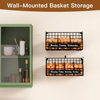 Egg Holder Countertop with 5 Dividers & Labels, 2 Tier Stackable Chicken Egg Baskets for Gathering Fresh Eggs, Egg Organizer 