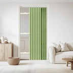 Jilron Accordian Door Curtain, 100% Blackout Folding Magnetic Doorway Curtains,Linen Style Closet Doors,for Room Divider,Priv