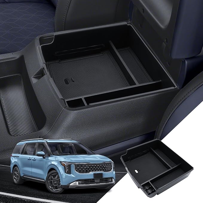 for Model 3 Center Console Organizer Armrest Tray Middle Storage Box Insert Container Durable ABS Plastic Accessories 2024 2025