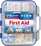 First Aid Only 91247 OSHA-Compliant First Aid Kit, All-Purpose 100-Person Emergency First Aid Kit for Business, Worksite, Hom