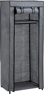 axentia Mobile Cabinet, Black/Grey, approx. 60 x 148 x 45 cm 132891